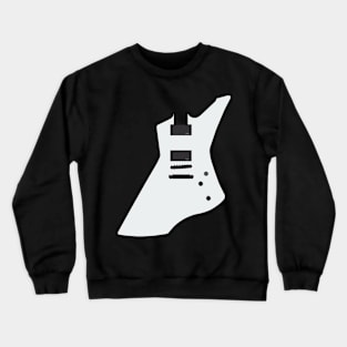 White Guitar Crewneck Sweatshirt